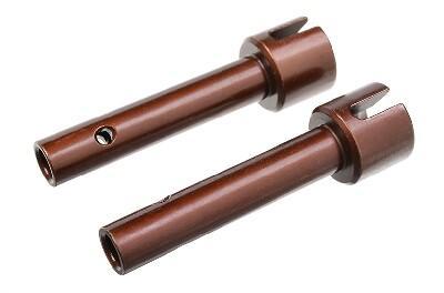 Team Corally - Pro Drive Axle - Long - Rear - Swiss Spring Steel - 2 pcs (C-00180-368-X)
