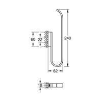 Grohe Reserve Toiletrolhouder Selection Wandmontage Supersteel - thumbnail