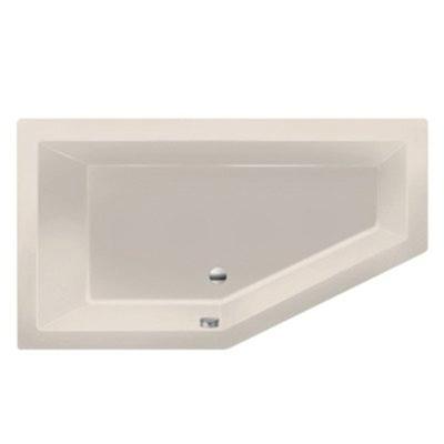 Ligbad Inbouw Xenz Society 160 Vijfhoek Rechts 90x160x50cm Acryl Pergamon Hoogglans met Poten