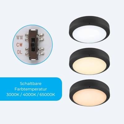 SLV Outdoor Bulkhead V 360 1007515 LED-buitenlamp (wand) LED LED vast ingebouwd 20 W Zwart SLV Outdoor Bulkhead V 360 1007515 LED-buitenlamp (wand) LED LED vast ingebouwd 20 W Zwart