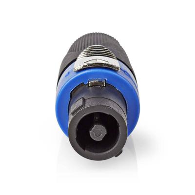 Luidsprekerconnector | Luidspreker 4-pins female | Zwart Luidsprekerconnector | Luidspreker 4-pins female | Zwart