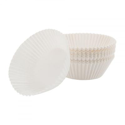 Basic La cucina papieren muffinvormpjes 6 cm 100 stuks wit