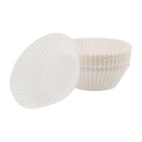 Basic La cucina papieren muffinvormpjes 6 cm 100 stuks wit - thumbnail