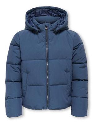 Kids ONLY winter winterjas meisjes - blauw - KogDolly - puffer