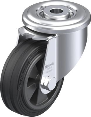 Blickle LER-VPP 80G Zwenkwiel Wieldiameter: 80 mm Draagvermogen (max.): 50 kg 1 stuk(s)