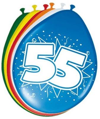 Ballonnen &apos;55&apos; (8 st)
