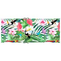 VidaXL Tuinstoelkussens 2 st 120x50x3 cm stof meerkleurig - thumbnail