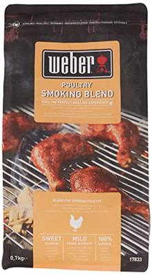 Weber houtsnippers smoking poultry