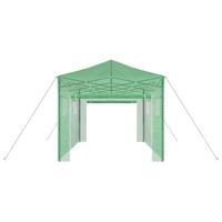 Kas met dak Groen 290 x 430 x 315 cm Staal - thumbnail