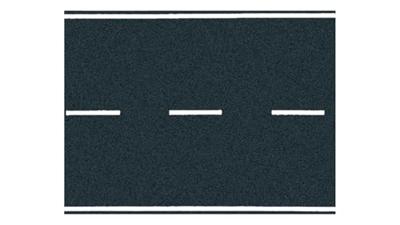 NOCH 60706 H0 Doorgaande weg (l x b) 1 m x 66 mm Recht Asfalt