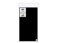 Duni dunisilk tafelkleed 138x220cm zwart 1 stuks - thumbnail
