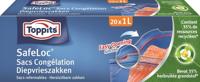 Toppits Safeloc Diepvrieszakken 1 Liter 20 stuks bij Jumbo - thumbnail