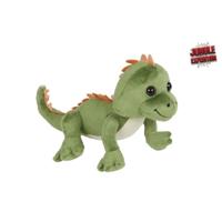 Hagedis pluche groen 35cm - thumbnail
