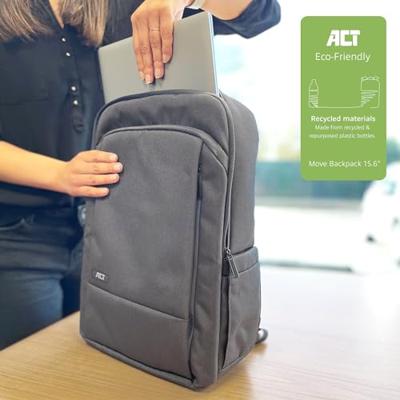 ACT AC8560 rugzak Casual rugzak Grijs Polyethyleentereftalaat (PET)