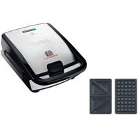 Tefal Snack Collection SW 852 D broodrooster 700 W Zwart, roestvrij staal - thumbnail