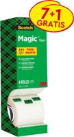 Scotch 7100026960 Plakband Scotch Magic 810 Mat (l x b) 33 m x 19 mm 8 stuk(s) - thumbnail