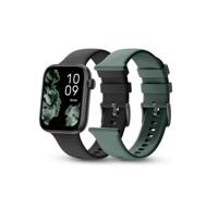 SPC Smartee Duo 2 Smartwatch met verwisselbare armband, 1,78 inch AMOLED-display, 7 dagen grote batterij, +100 sport, IP68, bluetooth-oproep, Android en iOS, zwart/groen - thumbnail