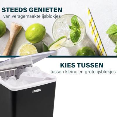 IJsmaker Princess 283098 Zwart 150 W 12 kg