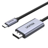 UNITEK V1409A tussenstuk voor kabels USB-C DisplayPort Zwart, Grijs - thumbnail
