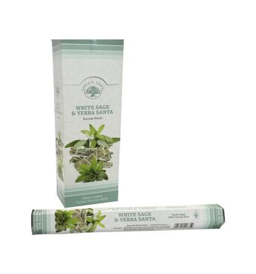 Green Tree Wierook yerga sante & white sage 20 Stuks