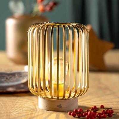 Leonardo Autentico Lantaarn 19 cm goudkleurig led