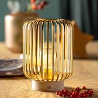 Leonardo Autentico Lantaarn 19 cm goudkleurig led - thumbnail