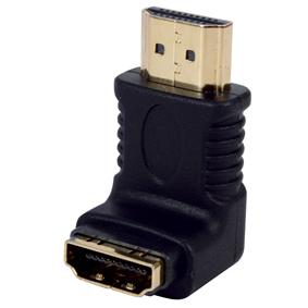 Haakse HDMI adapter verguld