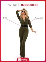 Top Gun kostuum vrouw - thumbnail