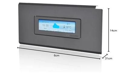 Thermaltake AC-064-OO1NAN-A1 computerbehuizing onderdelen Universeel LCD panel kit Thermaltake AC-064-OO1NAN-A1 computerbehuizing onderdelen Universeel LCD panel kit