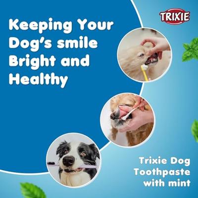 Trixie Tandpasta voor de hond 3 x Mint - thumbnail
