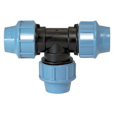T-stuk voor PE/tyleen - 25mm - 16 bar