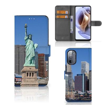 Motorola Moto G31 | G41 | Flip Cover | Vrijheidsbeeld Motorola Moto G31 | G41 | Flip Cover | Vrijheidsbeeld