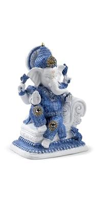 Wit & Blauw Ganesh Meditatie
