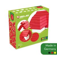 Hubelino dakpannenset bouwblokjes, 124dlg. - thumbnail