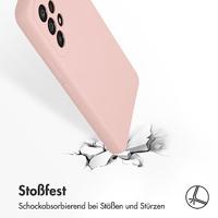 Accezz Liquid Silicone voor Samsung Galaxy A53 Telefoonhoesje Roze - thumbnail