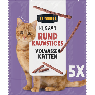 Jumbo Kauwsticks Rund 5 Stuks