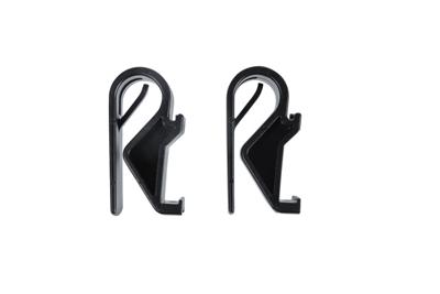 Basil hook-on sports - zwarte haken voor smallere bagagedragers (10-12mm)