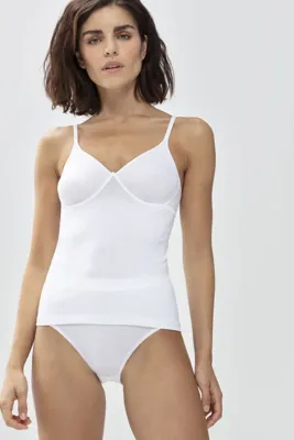 BH hemdje - Bra Top zonder Beugel - Viscose bh en hemd in een zonder vulling - Wit - Zwart