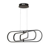 Searchlight Strakke zwarte hanglampClip - 61775BK - thumbnail
