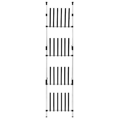 Laarzenrek met stangen telescopisch aluminium