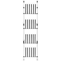 Laarzenrek met stangen telescopisch aluminium - thumbnail