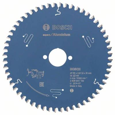 Bosch Accessories Expert for Aluminium 2608644100 Cirkelzaagblad 184 x 30 x 1.6 mm Aantal tanden: 56 1 stuk(s) Bosch Accessories Expert for Aluminium 2608644100 Cirkelzaagblad 184 x 30 x 1.6 mm Aantal tanden: 56 1 stuk(s)