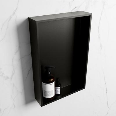 MONDIAZ EASY Nis 44,5x29,5cm in solid surface kleur Urban | Urban. 1 vak geschikt voor in- of opbouw MONDIAZ EASY Nis 44,5x29,5cm in solid surface kleur Urban | Urban. 1 vak geschikt voor in- of opbouw