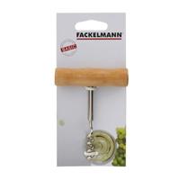 Fackelmann basic kurkentrekker 10.5 cm hout/chroom - thumbnail