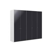 Goossens Kledingkast Easy Storage Ddk, Kledingkast 253 cm breed, 220 cm hoog, 5x draaideur - thumbnail