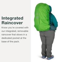 Osprey Renn 65 Backpack Dames Cascade Blue/Melon Orange 65L - thumbnail