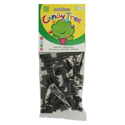 Candy Tree Dropjes zout glutenvrij bio 100 Gram Candy Tree Dropjes zout glutenvrij bio 100 Gram