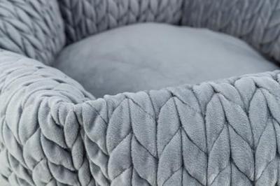 TRIXIE HONDENMAND LIVIA ROND GRIJS 50X50 CM