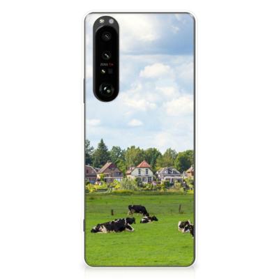 Sony Xperia 1 III | TPU Hoesje | Koeien Sony Xperia 1 III | TPU Hoesje | Koeien