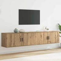 Wandtv-kast Set 2 pcs Artisan Eiken 100 x 34,5 x 40 cm - thumbnail